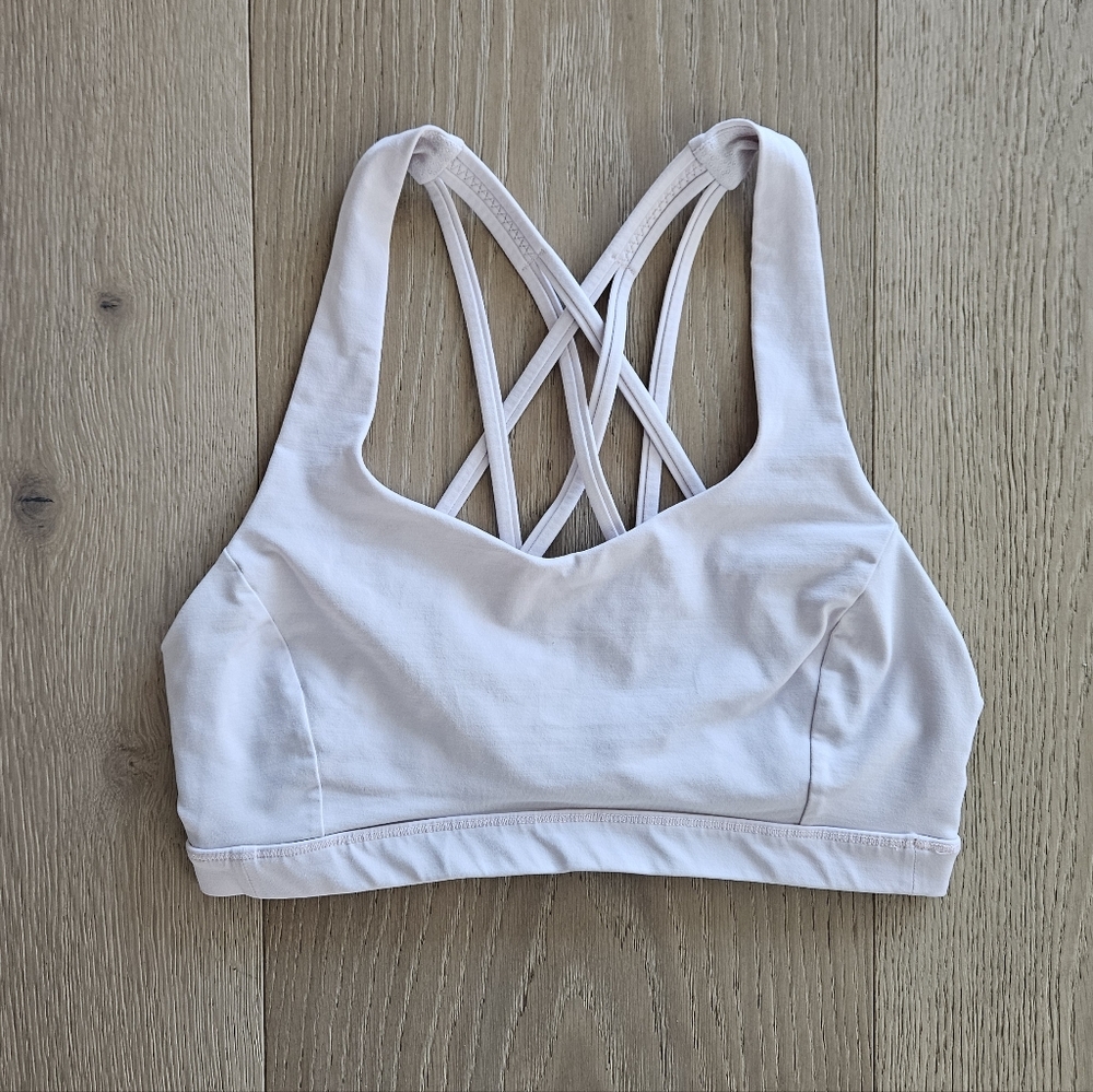 Lululemon Free To Be Serene Bra Light Pink Size 6